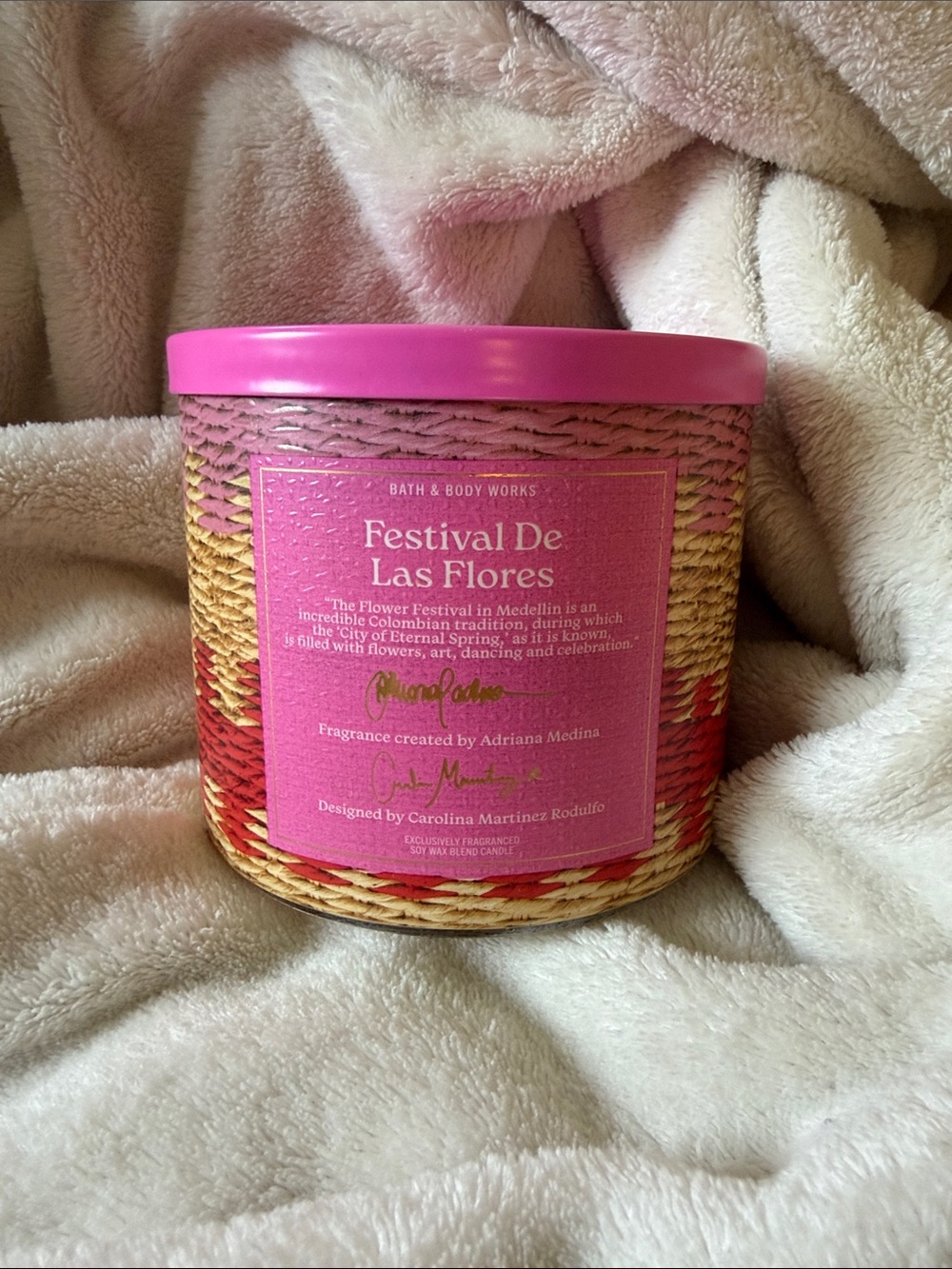 Bath & Body Works Festival De Las Flores 3-wick candle limited-edition